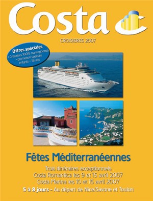 Costa Croisières présente ses grandes nouveautés 2008 :